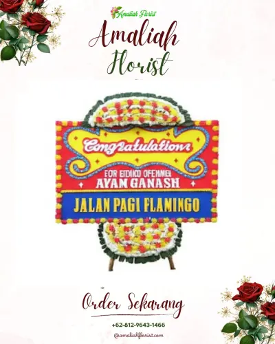 Bunga Papan Congratulation di Rawa Boni
